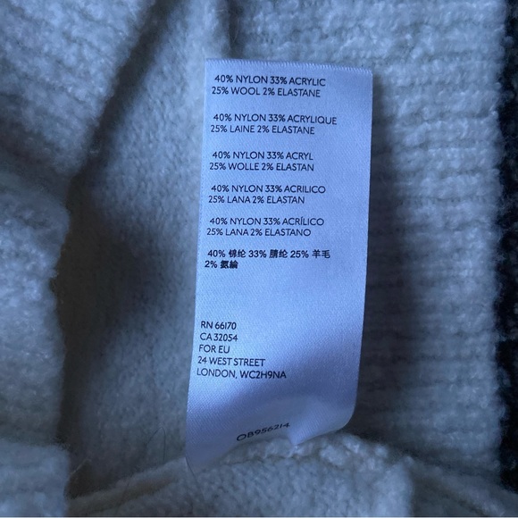 FREE PEOPLE WOOL BLEND COWL NECK SWEATER SIZE XS - Picture 7 of 9